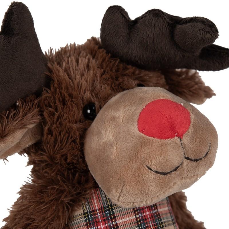 Clayre & Eef TW0587 Knuffel Rendier 35 Cm Bruin Pluche
