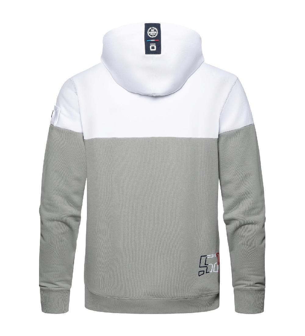 Code Zero 52 Super Series Hoodie Heren Saint-Tropez Color-Blocked Grijs XXL
