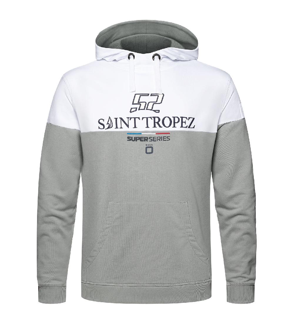 code zero 52 Super Series Hoodie Heren Saint-Tropez Color-Blocked Grijs XXL