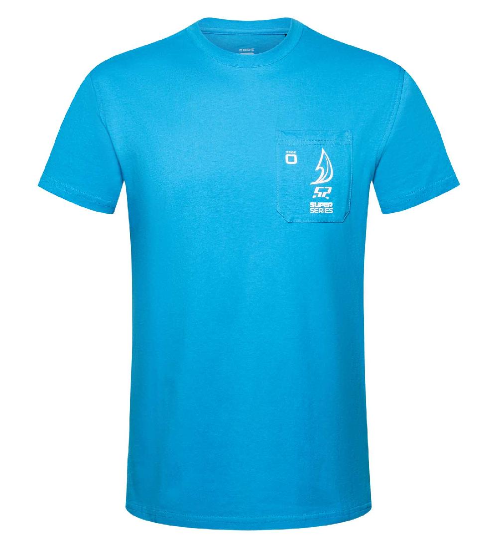 code zero 52 Super Series T-Shirt Heren Circuit Lichtblauw S