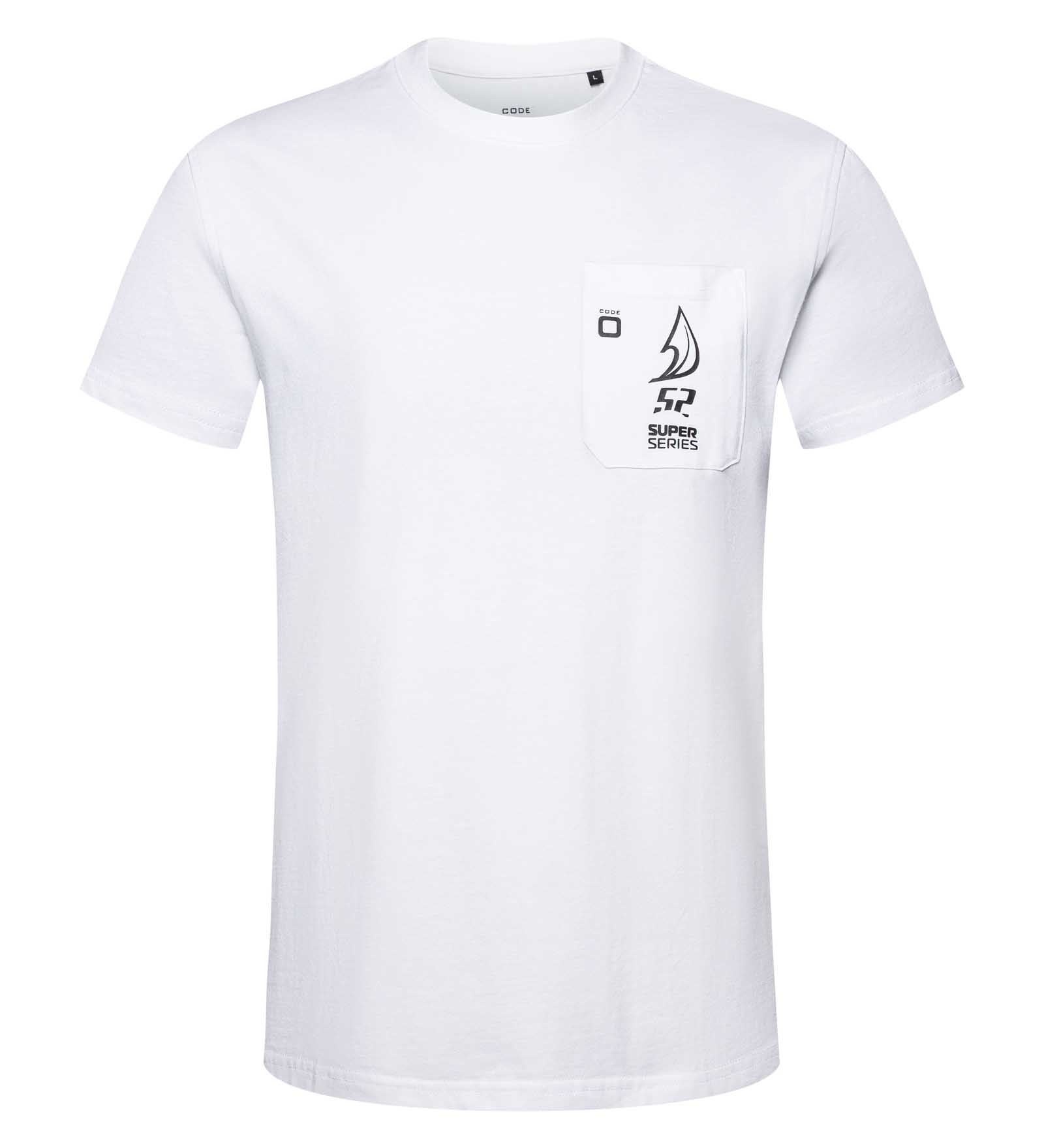 code zero 52 Super Series T-Shirt Heren Circuit Wit S