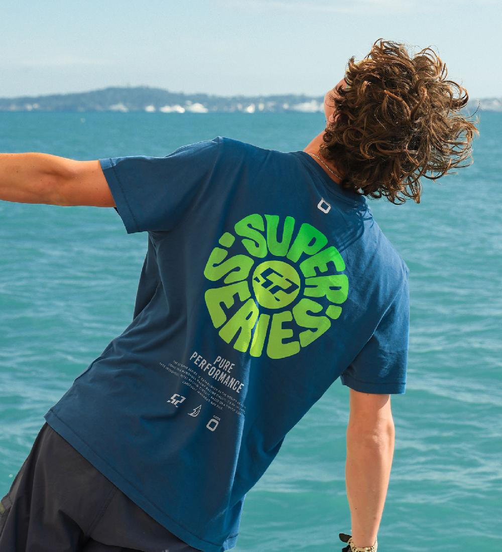 Code Zero 52 Super Series T-Shirt Summer Vibes Marine M