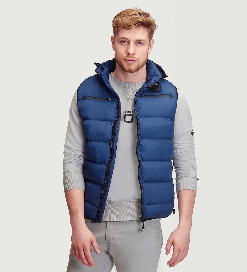Code Zero CODE-ZERO Bodywarmer Met Capuchon Heren Monte Baldo Marine 3XL
