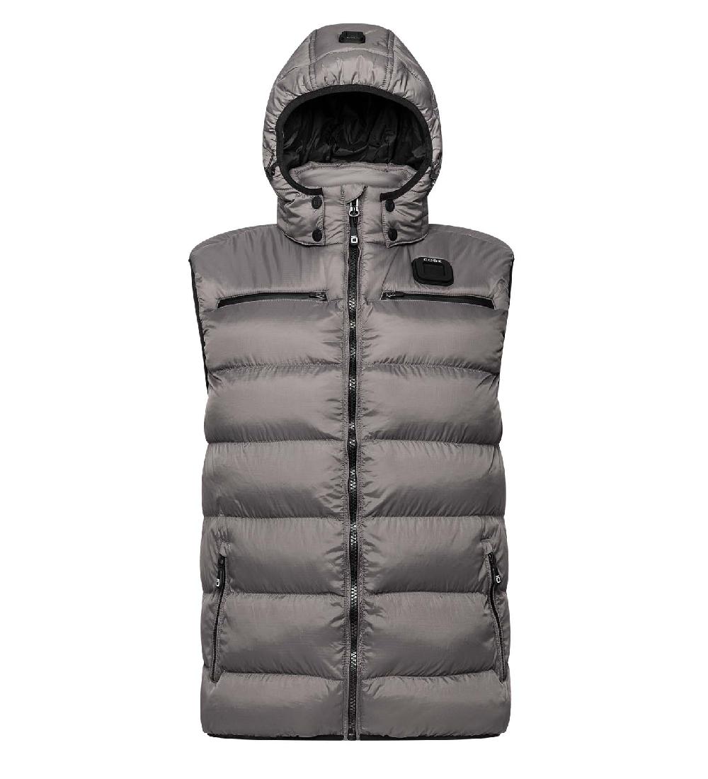 Code Zero CODE-ZERO Bodywarmer Met Capuchon Heren Monte Baldo Grijs 3XL