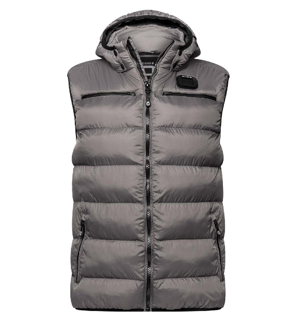 code zero CODE-ZERO Bodywarmer met capuchon Heren Monte Baldo Grijs 3XL