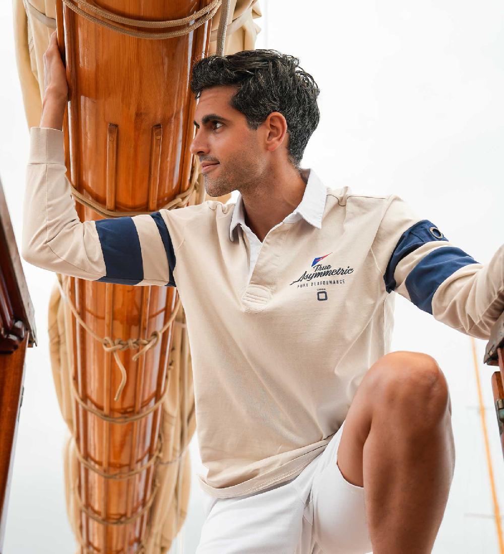 Code Zero CODE-ZERO Rugby Polo Beige S