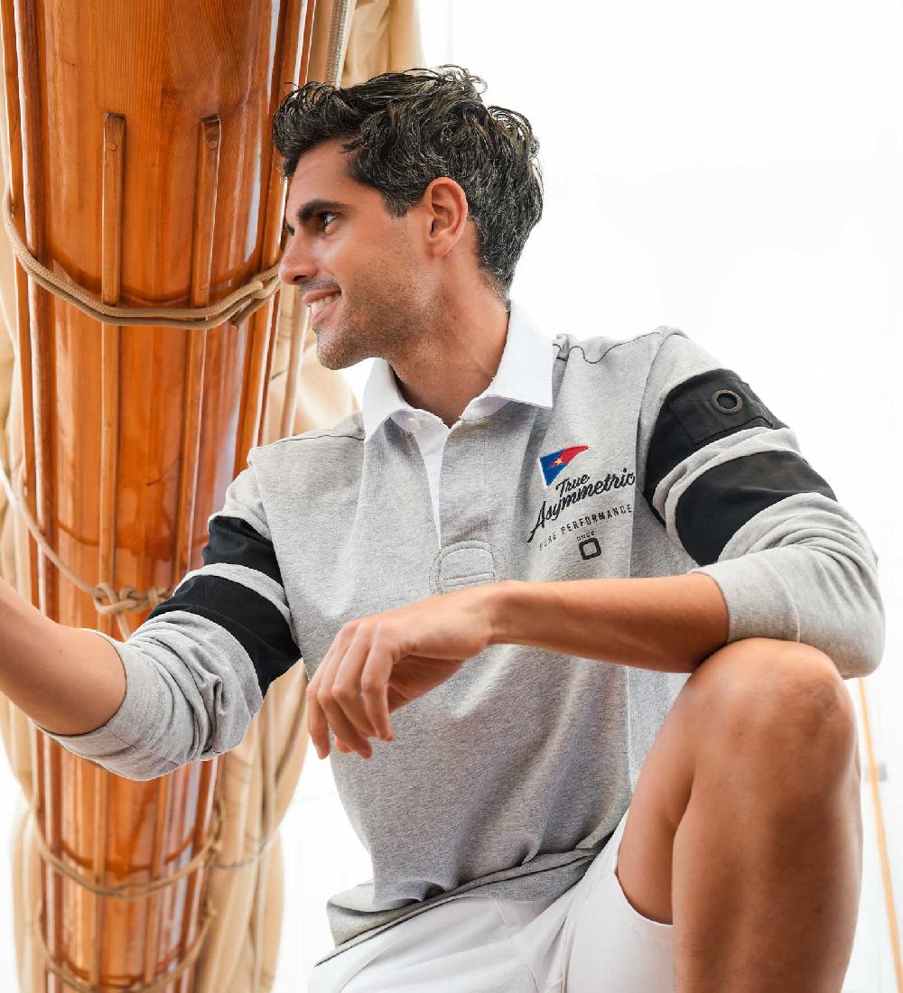 Code Zero CODE-ZERO Rugby Polo Grijs S