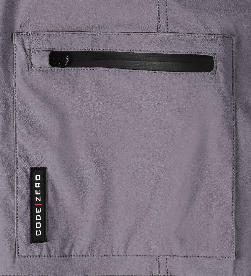 Code Zero CODE-ZERO Shorts Heren Luff Grijs L