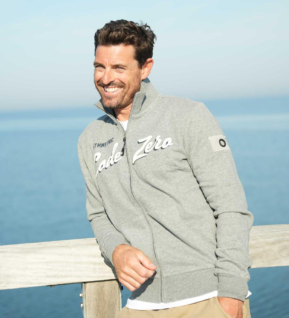 Code Zero CODE-ZERO Sweatvest Heren Bridge Grijs S