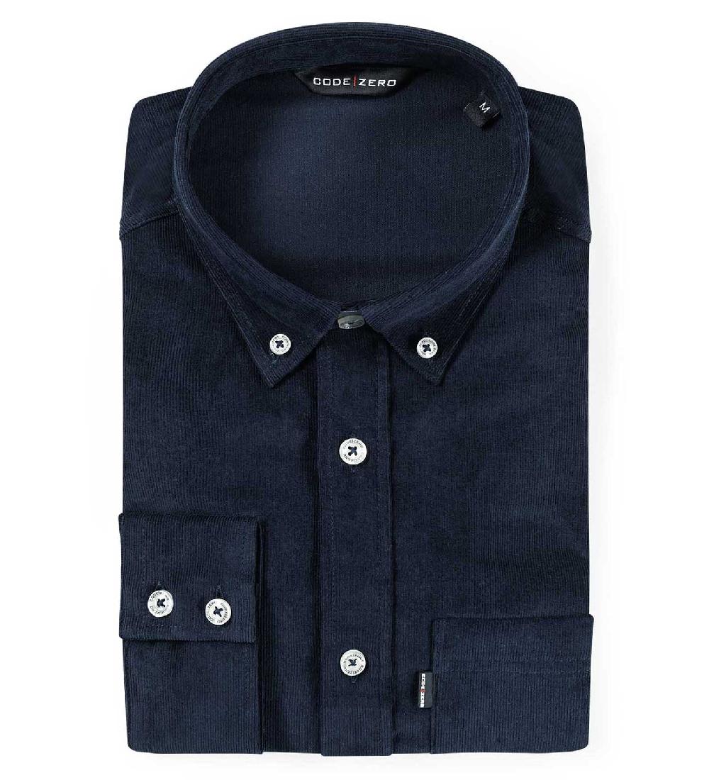 code zero CODE-ZERO Corduroy Overhemd Heren Rib Marine XL
