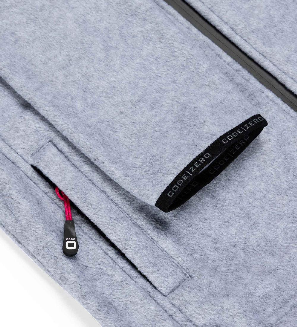 Code Zero CODE-ZERO Fleecejas Dames Crewline Grijs S