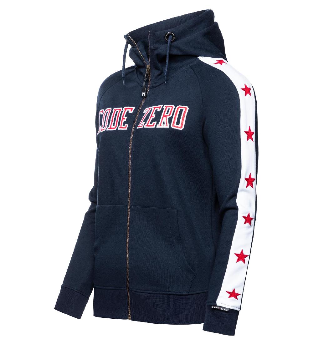 Code Zero CODE-ZERO Hoodie Met Rits Dames Stars Marine M