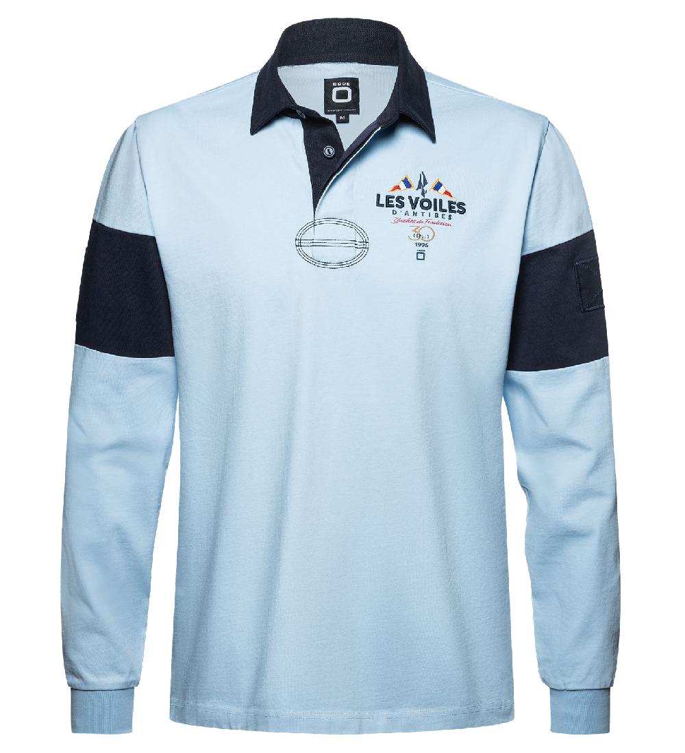 code zero Les Voiles d'Antibes Rugby Polo Blauw S