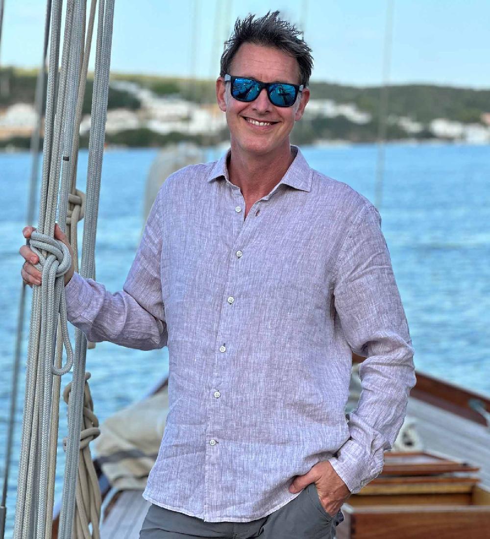 Code Zero CODE-ZERO Linnen Overhemd Heren Amalfi Beige S