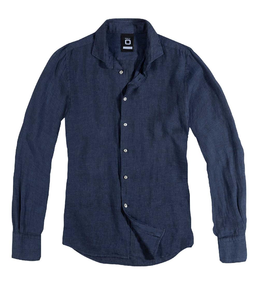 code zero CODE-ZERO Linnen Overhemd Heren Amalfi Marine S