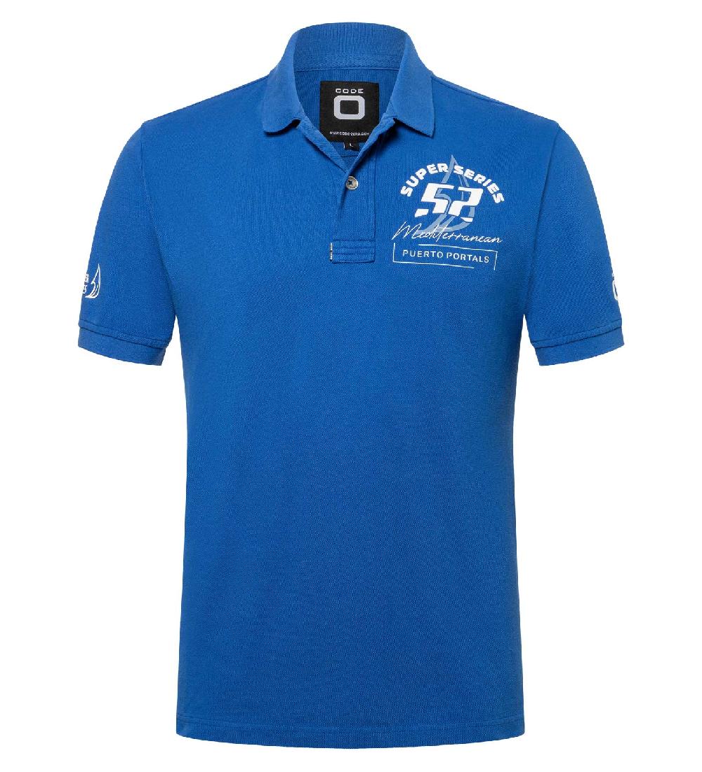 code zero Puerto Portals Polo Heren Blauw M
