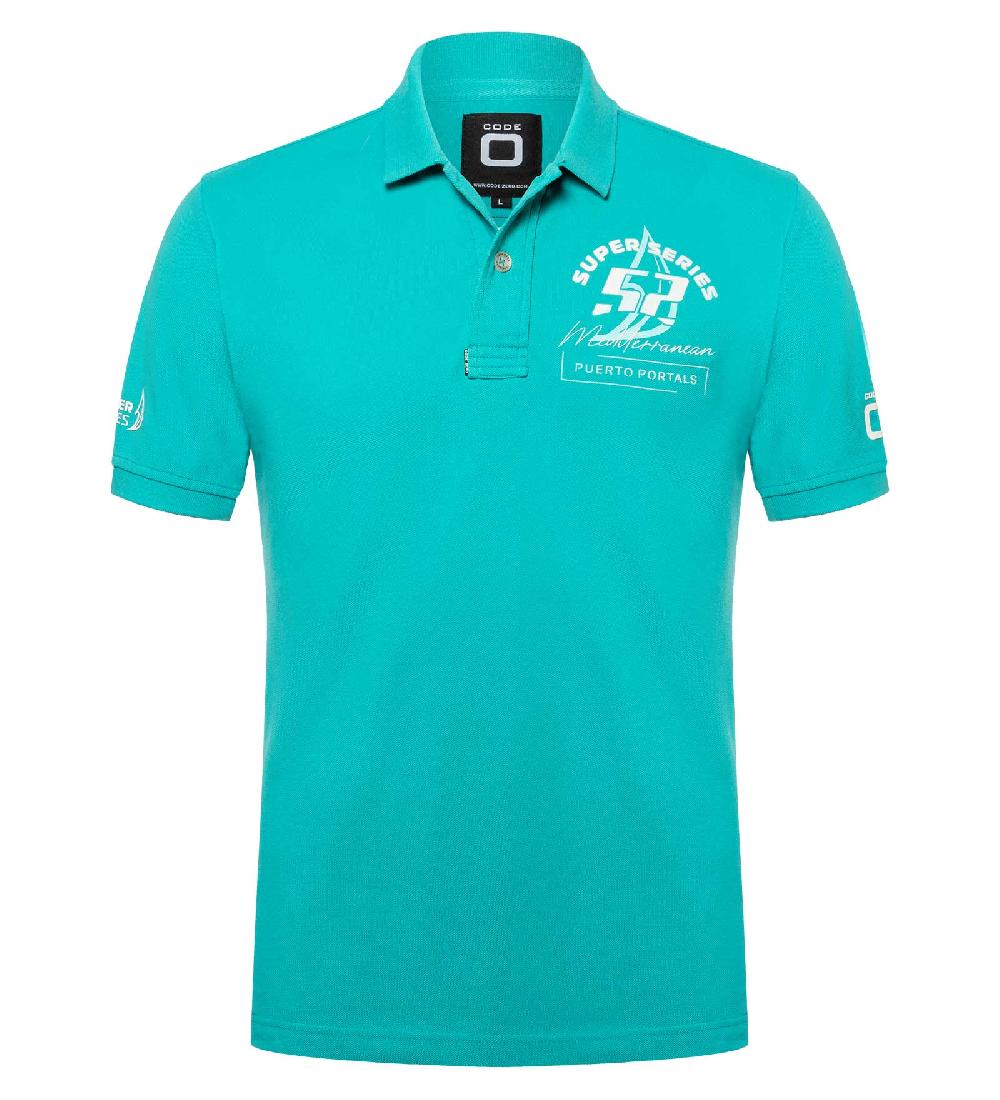 code zero Puerto Portals Polo Heren Groen XL