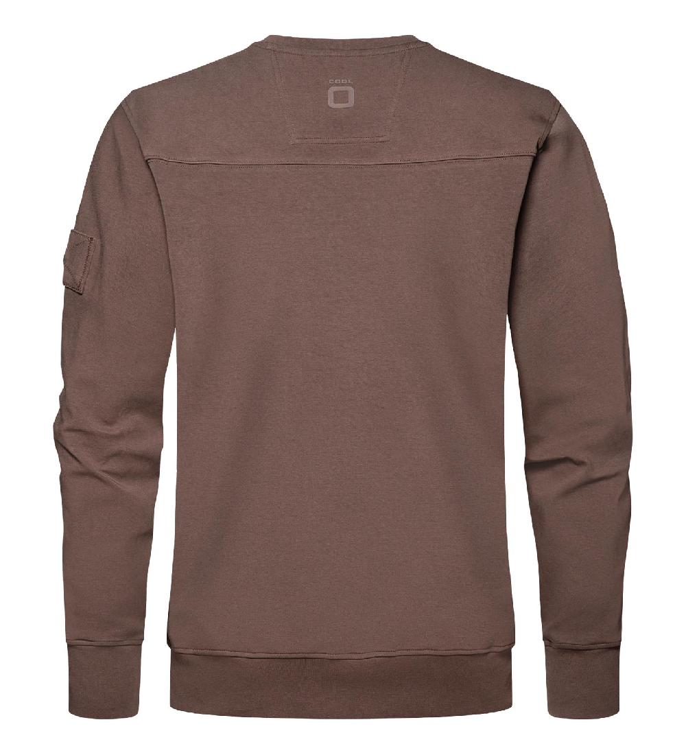 Code Zero CODE-ZERO Sweatshirt Heren Gunwale Bruin M