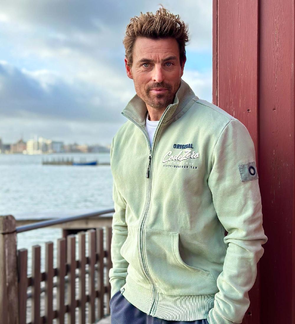 Code Zero CODE-ZERO Sweatvest Heren Porthole Groen S