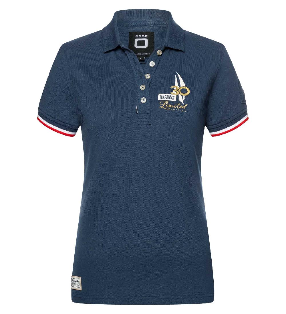 code zero Les Voiles d'Antibes Polo Dames Limited Edition Marine S