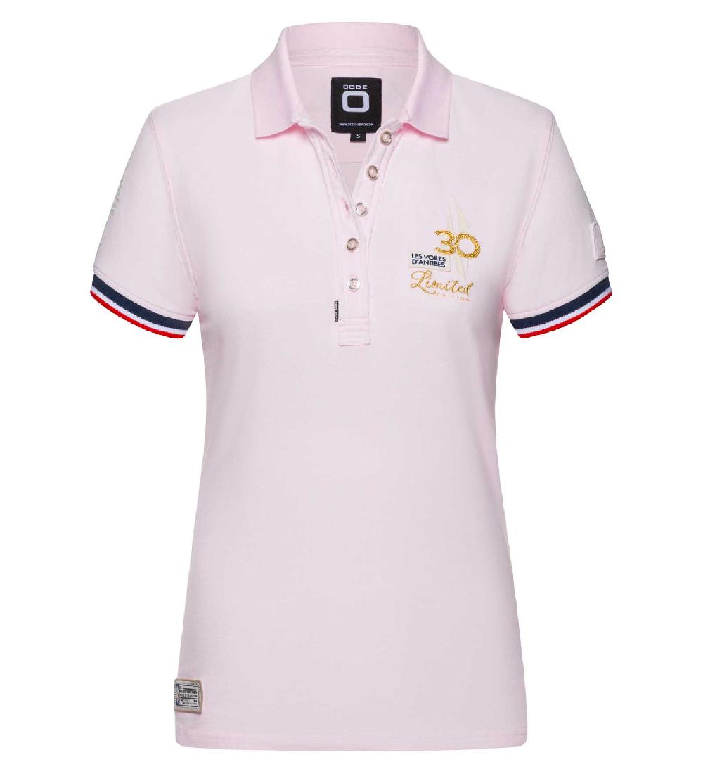 code zero Les Voiles d'Antibes Polo Dames Limited Edition Roze S