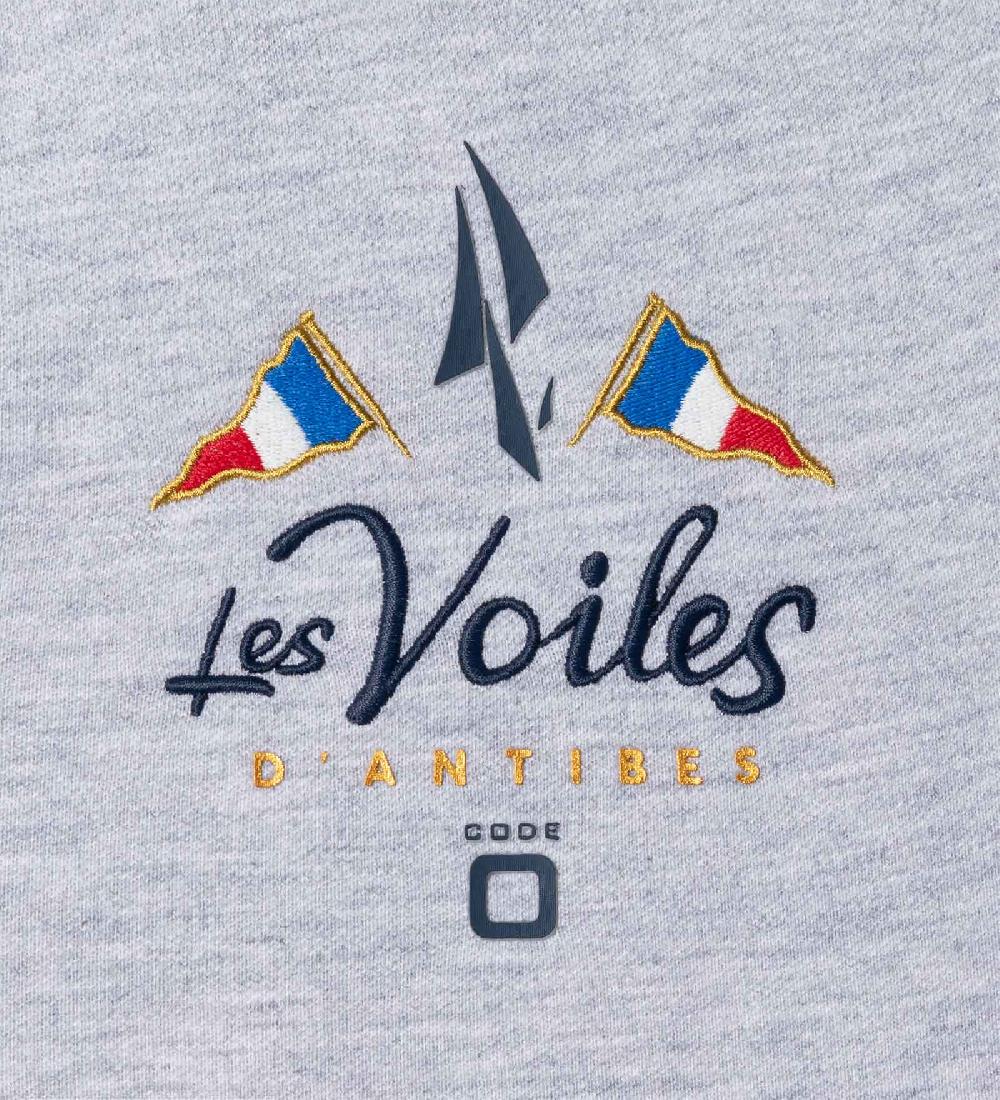Code Zero Les Voiles D'Antibes Polo Jurk Les Voiles Grijs S