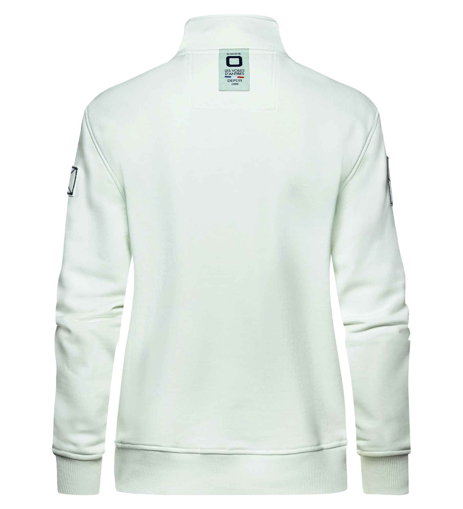 Code Zero Les Voiles D'Antibes Short-Zip Sweatshirt Dames Prestigieux Turkoois S