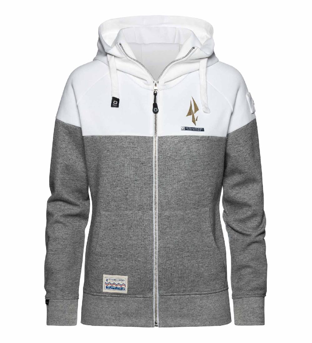 code zero Les Voiles d'Antibes Sweatvest Dames Grijs S