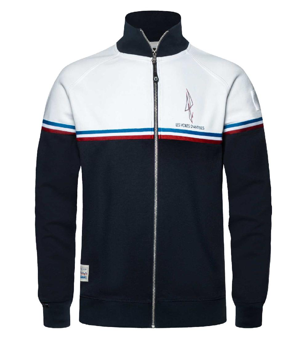 code zero Les Voiles d'Antibes Sweatvest Heren Marine M