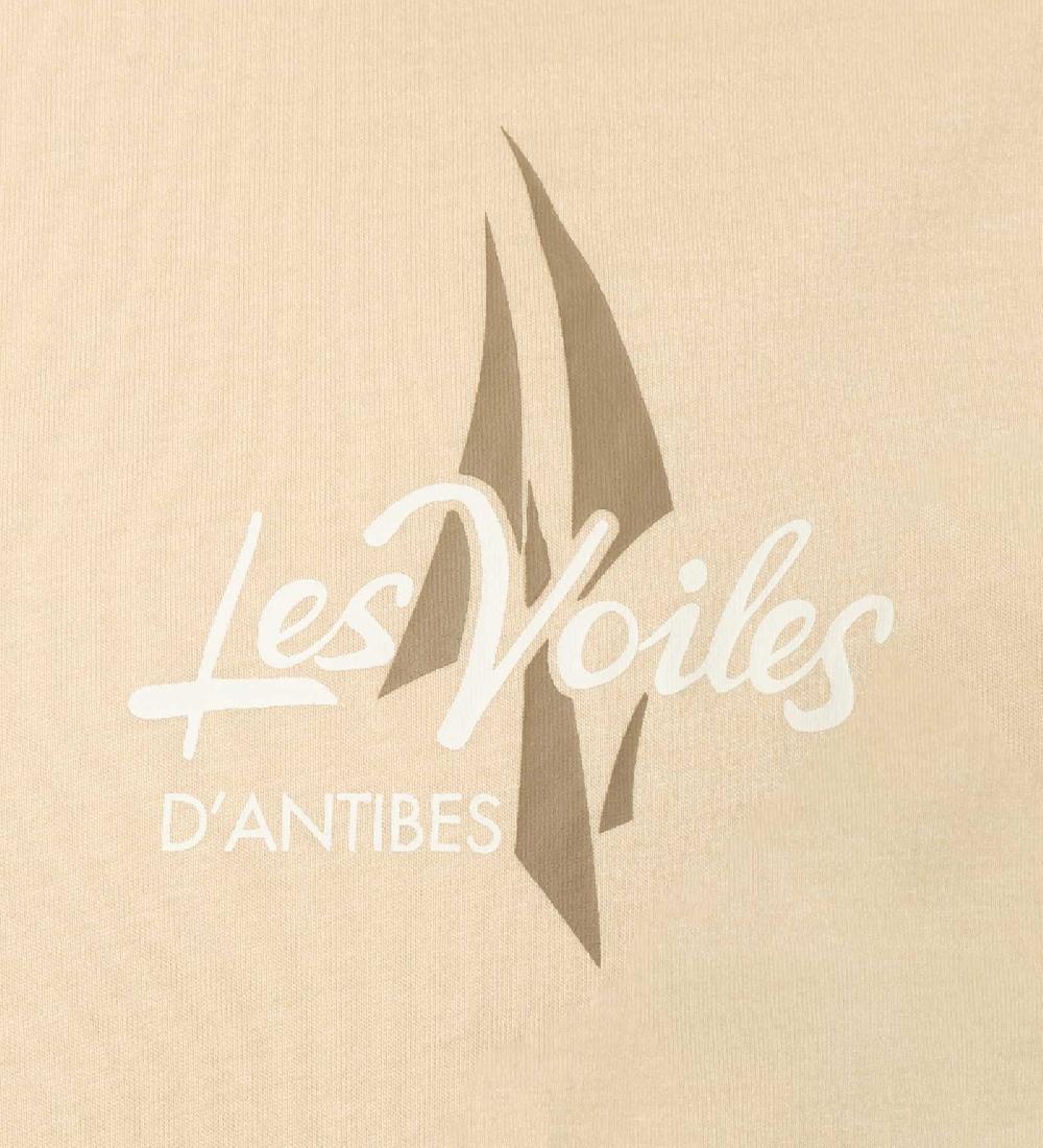 Code Zero Les Voiles D'Antibes T-Shirt Heren Washed Beige M