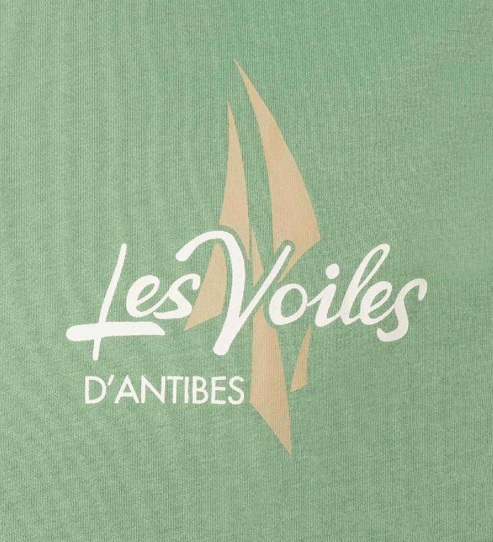 Code Zero Les Voiles D'Antibes T-Shirt Heren Washed Groen M