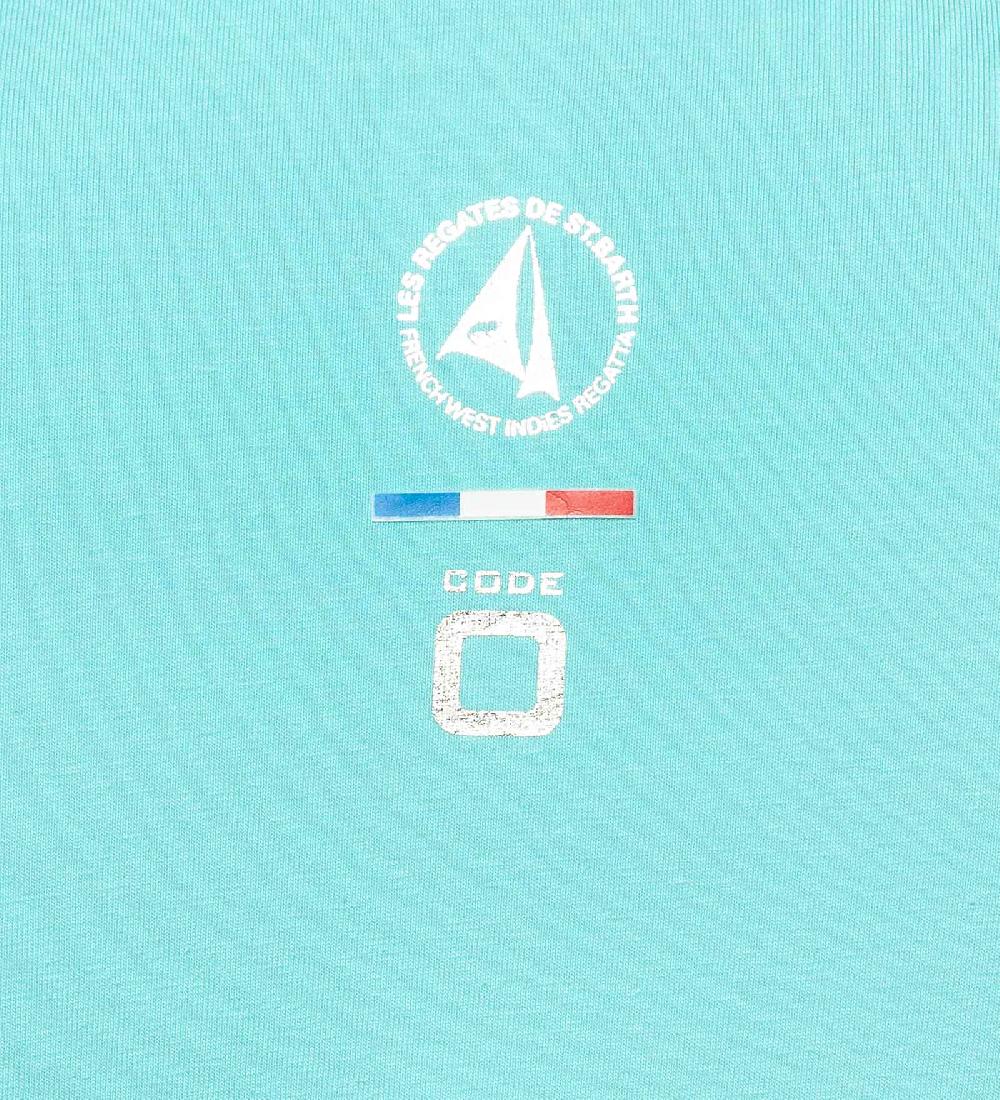 Code Zero Les Voiles De St Barth T-Shirt Dames Le Port De Gustavia Turkoois M