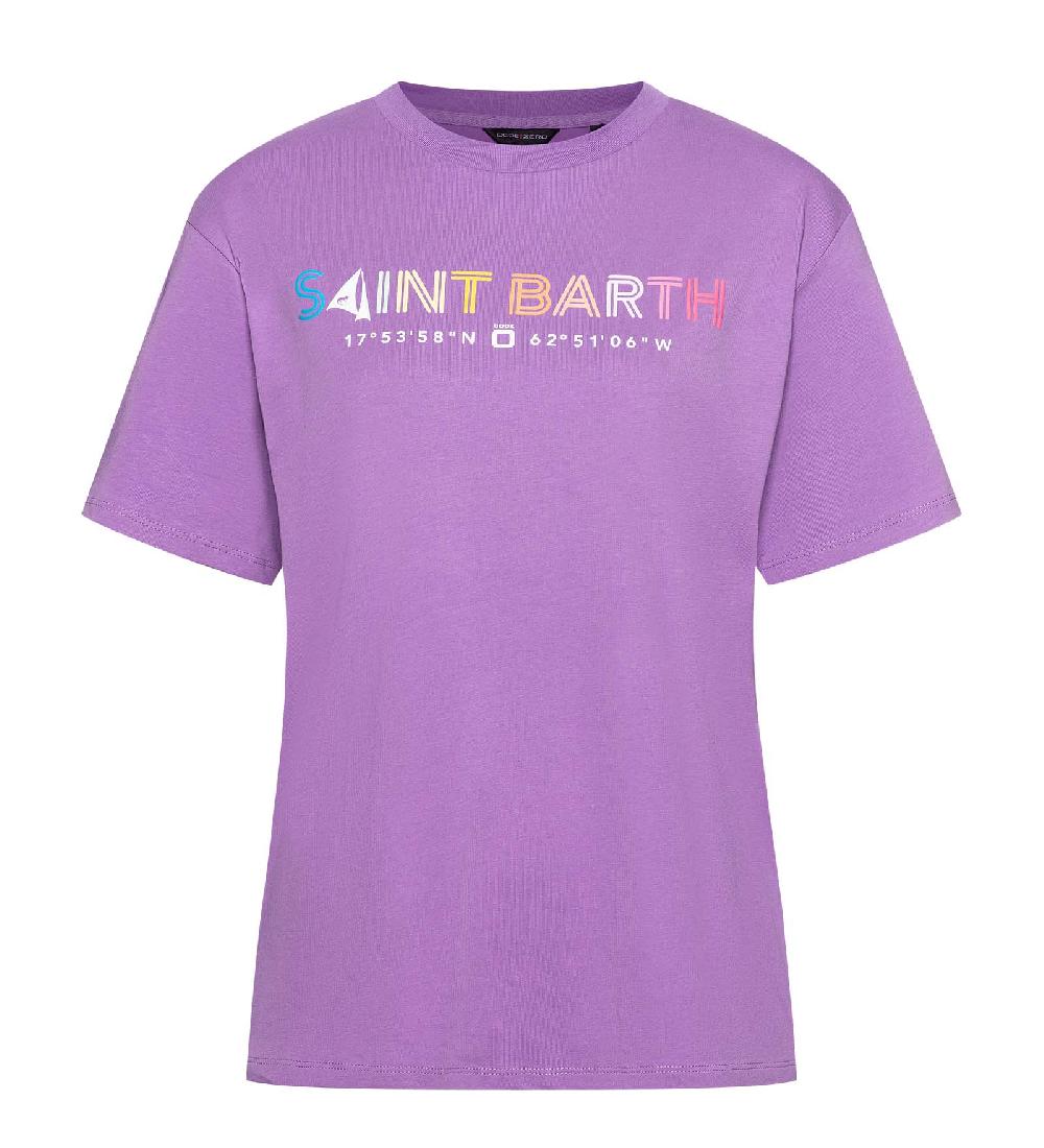 code zero Les Voiles de St Barth T-Shirt Dames Reef Paars XL