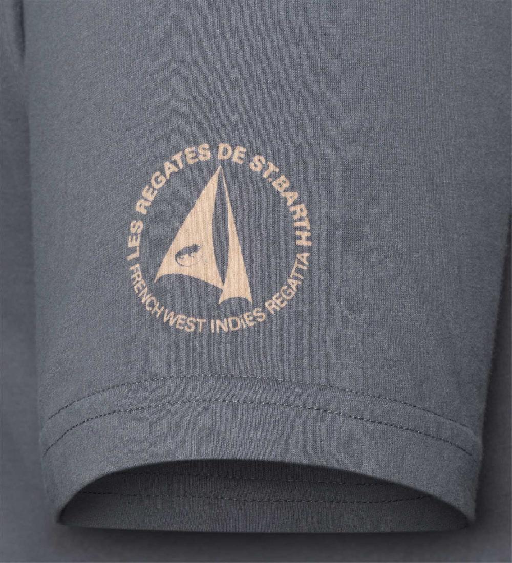 Code Zero Les Voiles De St Barth T-Shirt Heren Washed Grijs XXL