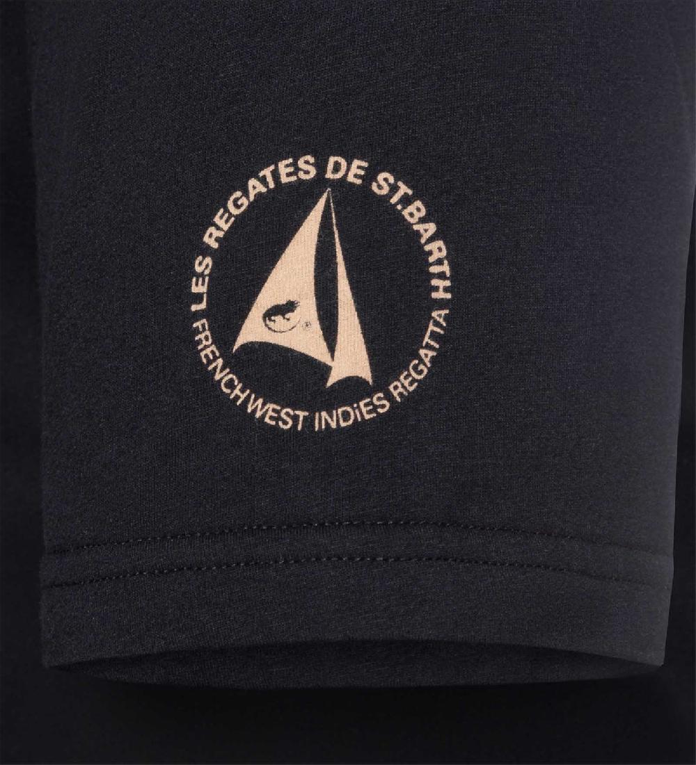 Code Zero Les Voiles De St Barth T-Shirt Heren Washed Zwart L