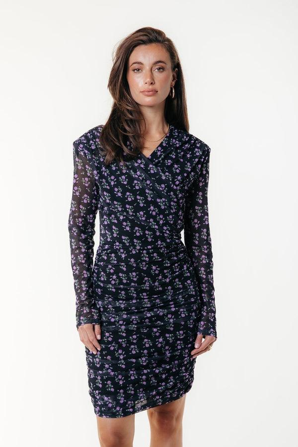 colourful rebel Bryssa Padded Mesh Dress