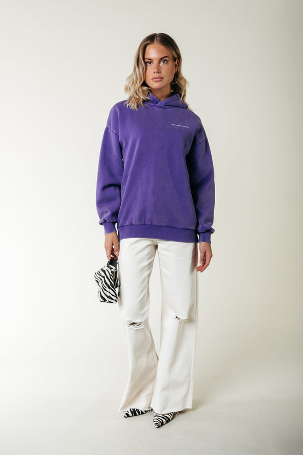 Colourful Rebel Concert Acid Wash Hoodie