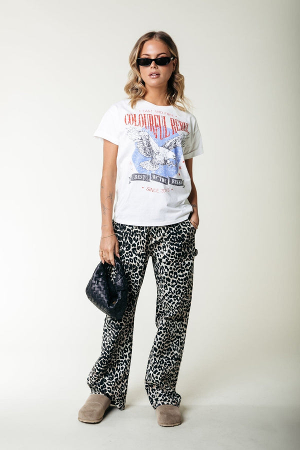 Colourful Rebel Eagle Boxy T-shirt