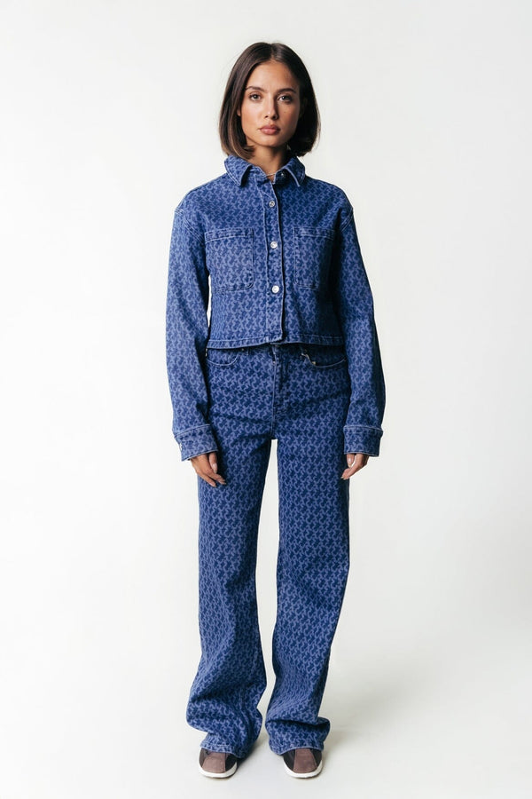 colourful rebel Gaias Logo Denim Pants