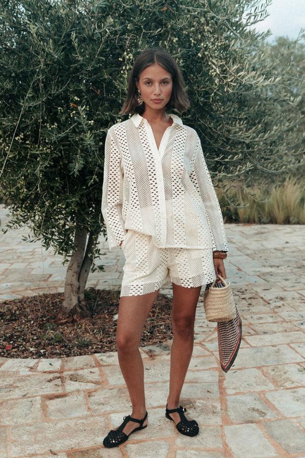 colourful rebel Lexi Crochet Blouse