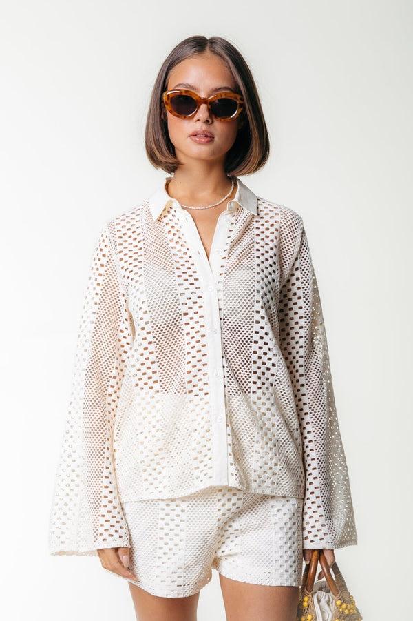 colourful rebel Lexi Crochet Blouse