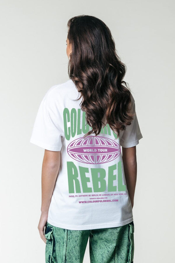 colourful rebel Logo Globe T-shirt