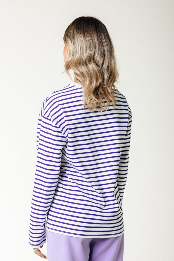 Colourful Rebel Logo Wave Stripe Longsleeve