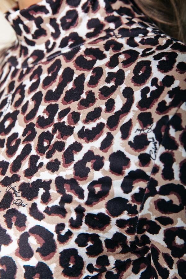 Colourful Rebel Neyo Leopard Turtleneck Top