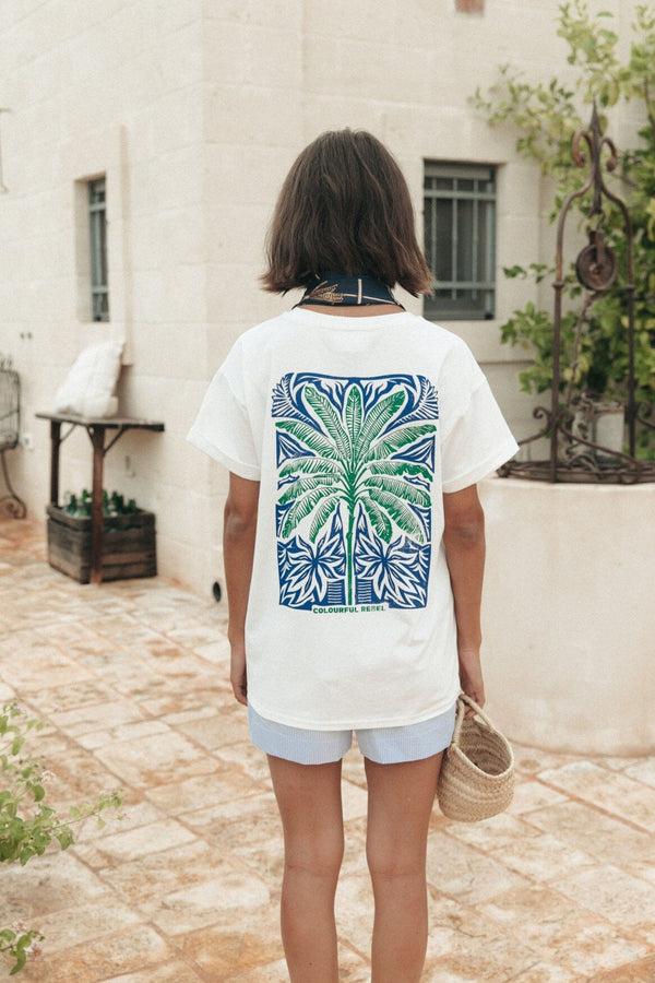 colourful rebel Palm Square T-shirt