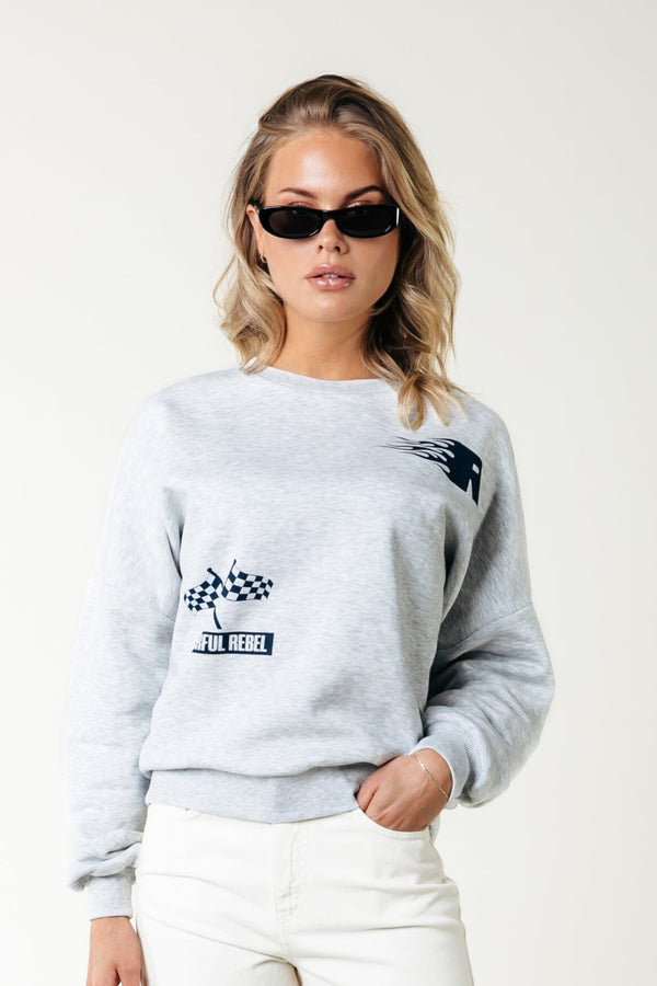 colourful rebel Racer Logo Sweat