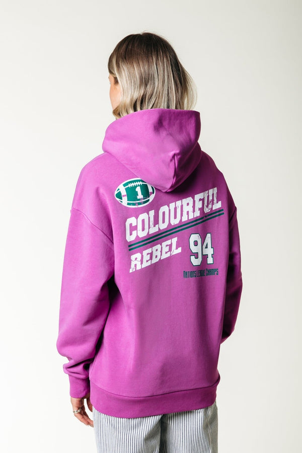 colourful rebel Rugby Hoodie