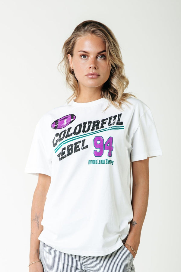 colourful rebel Rugby T-shirt
