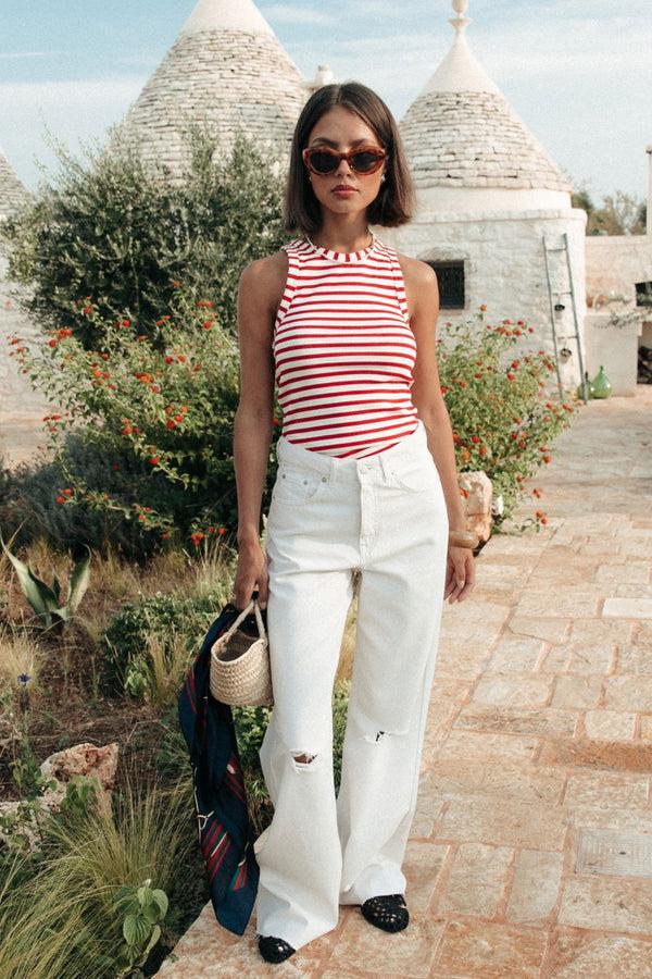 colourful rebel Sachi Rib Tanktop