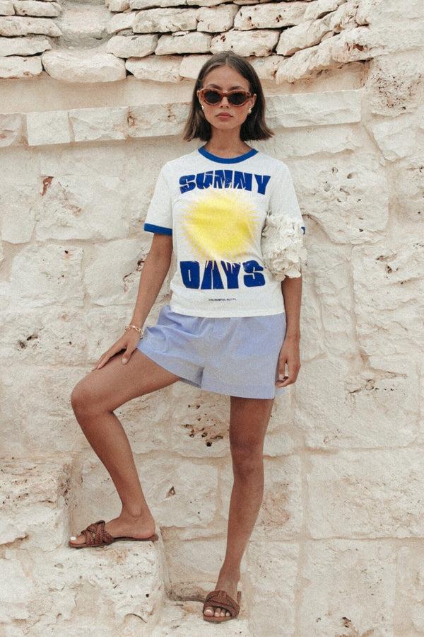 colourful rebel Sunny Days Ringer T-shirt
